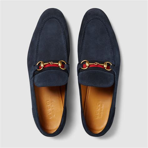 gucci blue loafers mens|Gucci suede loafers women.